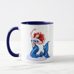 Mermaid Illustration Mug