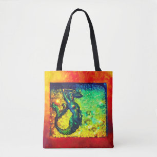 Mermaid In A Box Tote Bag