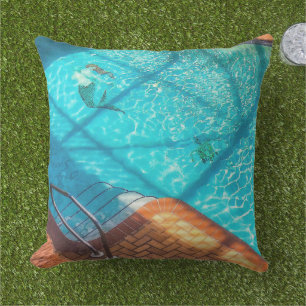 Mermaid in a Swimming Pool Cushion