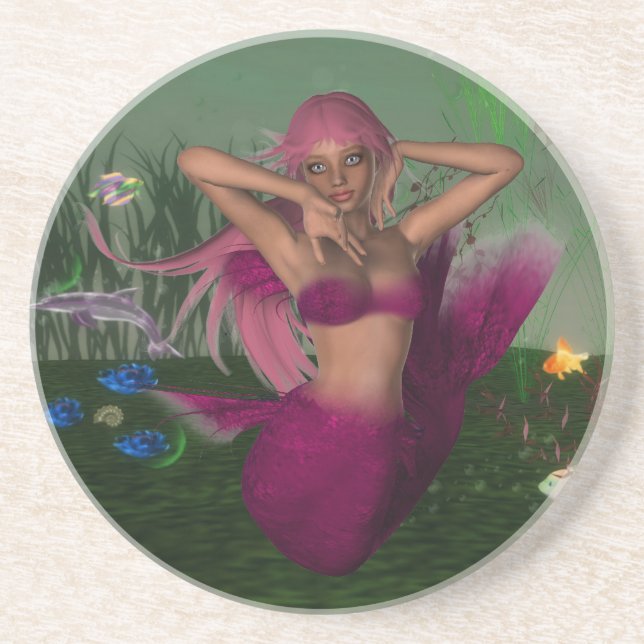 Mermaid in Sea Coaster (Front)
