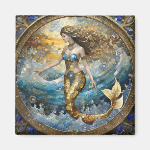 Mermaid in the Ocean Waves Magnet