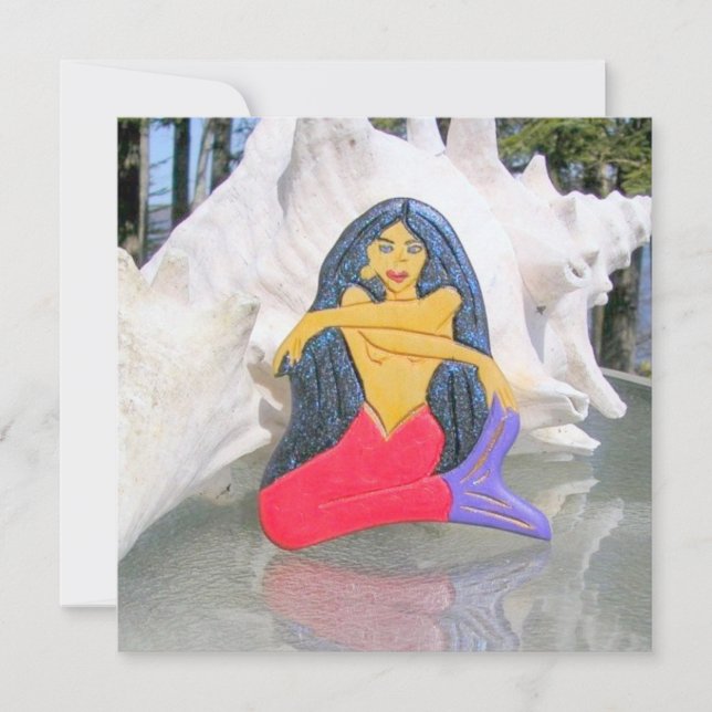 mermaid invitation (Front)