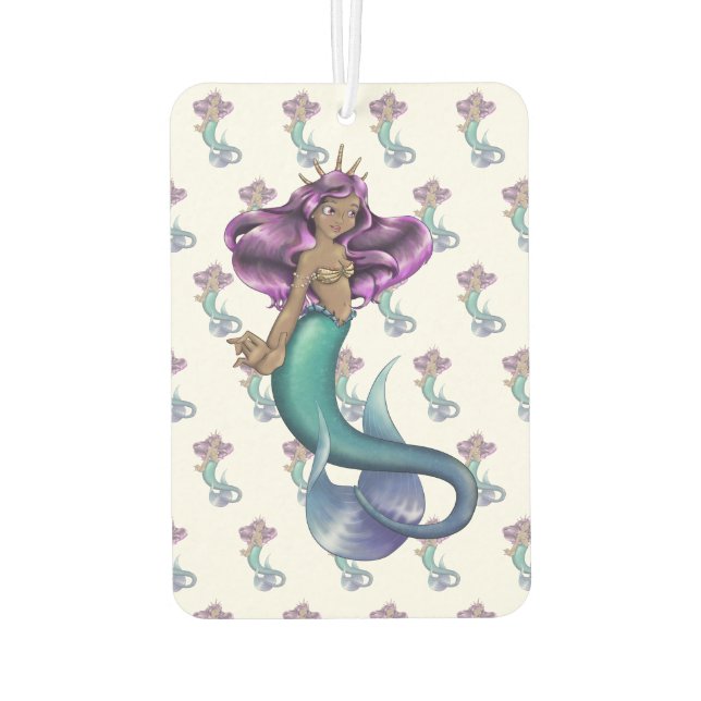 Mermaid Iole Car Air Freshener (Back)