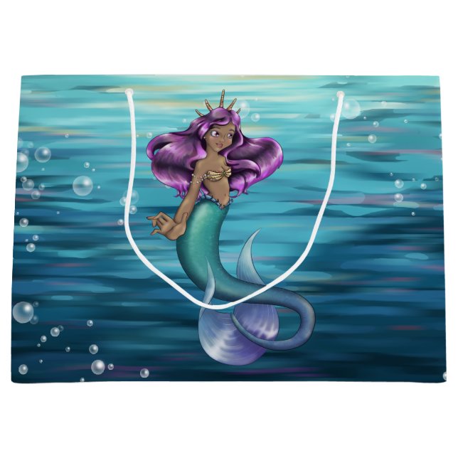Mermaid Iole Large Gift Bag (Front)