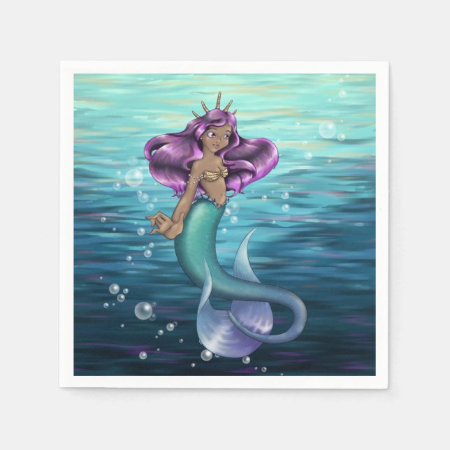 Mermaid Iole Napkin (Front)
