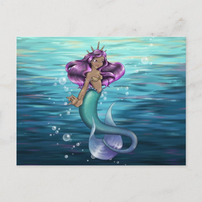 Mermaid Iole Postcard (Front)