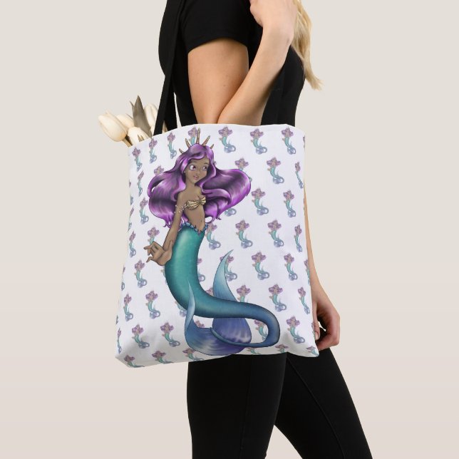 Mermaid Iole Tote Bag (Close Up)
