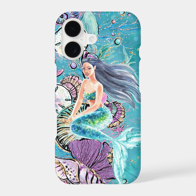 Mermaid iPhone iPad Cover (Back)