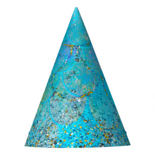 Mermaid Iridescent Pearl Shimmer Birthday Party Party Hat