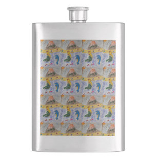 Mermaid Island Classic Flask
