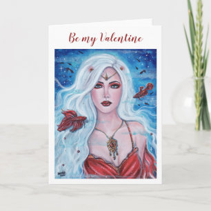 Mermaid Ivory Scarlett by Renee Lavoie Card