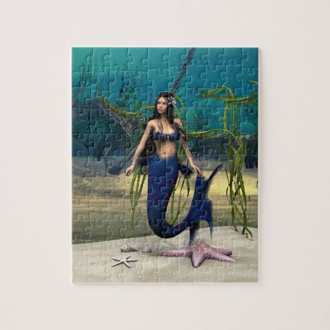 Mermaid Jigsaw Puzzle (Vertical)