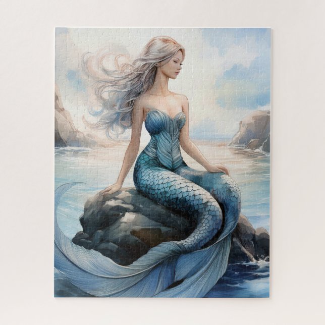 Mermaid Jigsaw Puzzle (Vertical)