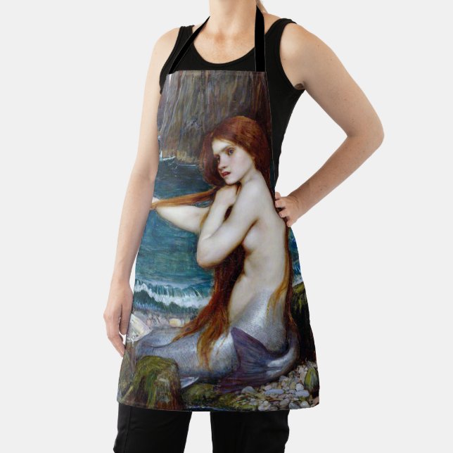 Mermaid, John William Waterhouse Apron (Insitu)