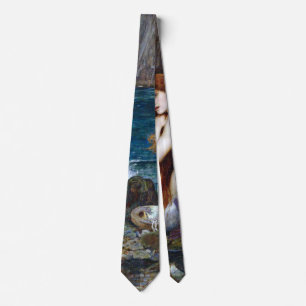 Mermaid, John William Waterhouse Tie