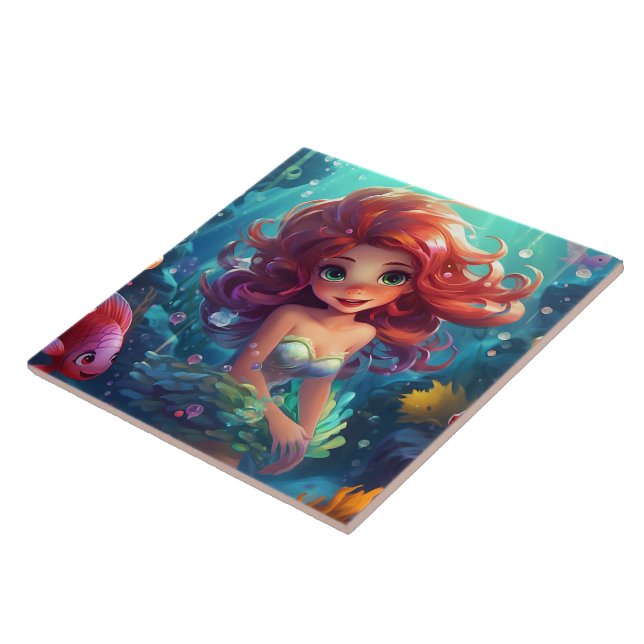 Mermaid  Keep or design your own Tile (Side)