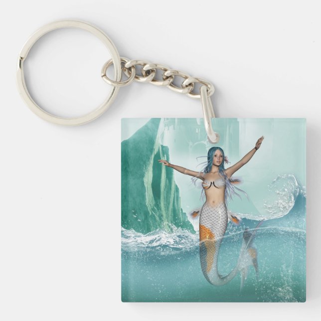 Mermaid Key Ring (Front)