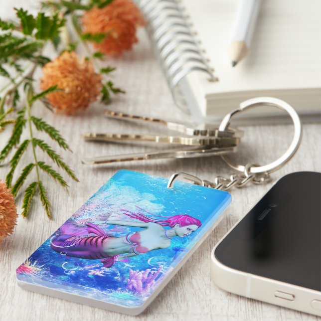 Mermaid Key Ring (Front Right)