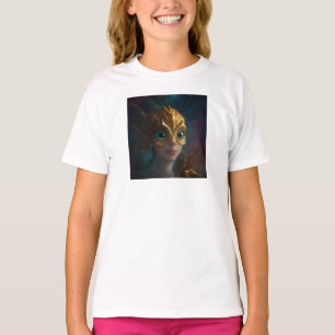 Mermaid Kid by Juan Cabana T-Shirt