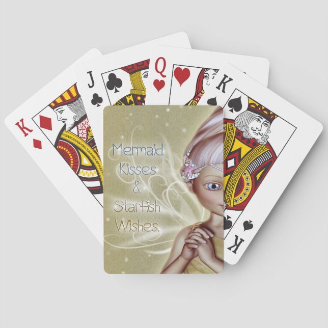 Mermaid Kisses Playing Cards (Back)