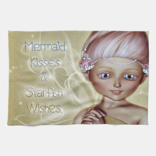 Mermaid Kisses Tea Towel