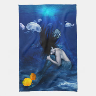 Mermaid kitchen towl tea towel