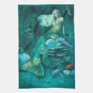Mermaid Lagoon Tea Towel