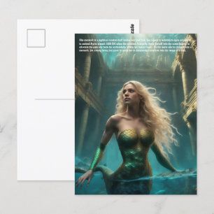 Mermaid Legend Postcard