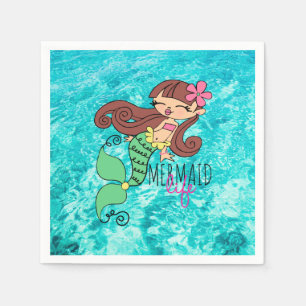 Mermaid Life Paper Napkins