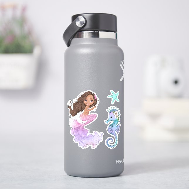 Mermaid Life Vinyl Stickers (HydroFlask)
