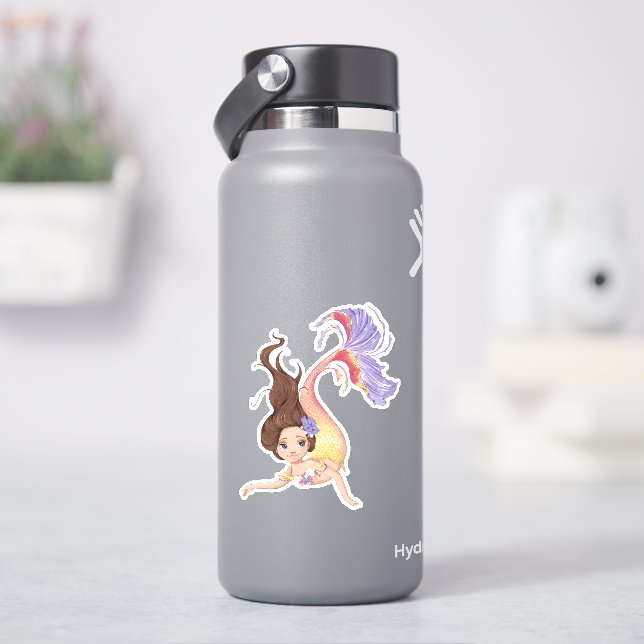 Mermaid Life Vinyl Stickers (HydroFlask)