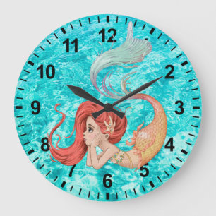 Mermaid Life Wall Clock
