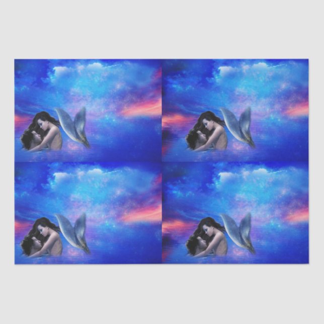 Mermaid Love Tissue Paper (Front)