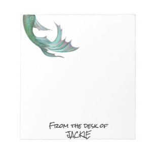 Mermaid Lover From the Desk of Personalised Notepad