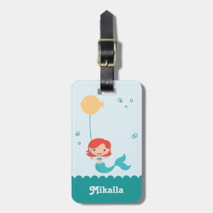 Mermaid Luggage Tag