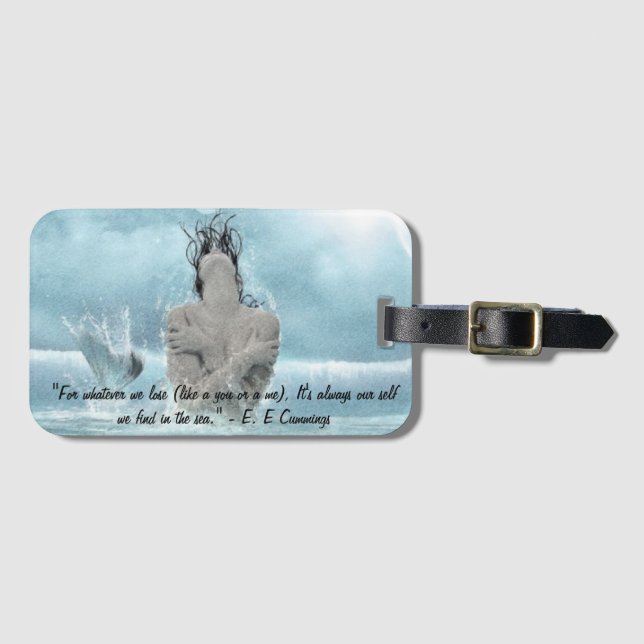 Mermaid Luggage Tags (Front Horizontal)