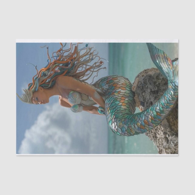 Mermaid Lyfe16  Tissue Paper (Front)