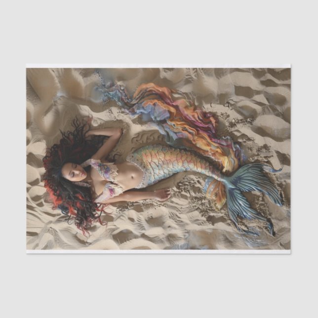 Mermaid Lyfe1 Tissue Paper (Front)