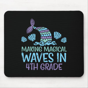 Mermaid Magical Waves 4th Grade Fourth First Day S Mouse Mat