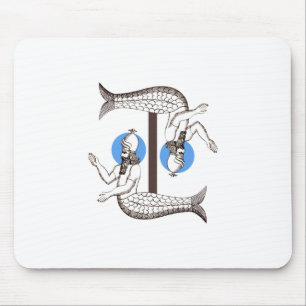Mermaid male Emperor Triton Mouse Mat