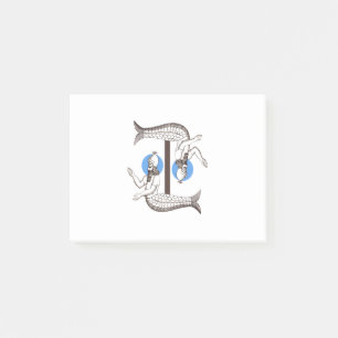 Mermaid male Emperor Triton Post-it Notes