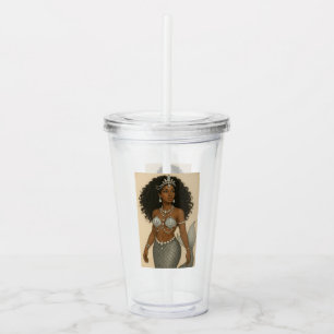 Mermaid Manifestation Acrylic Tumbler