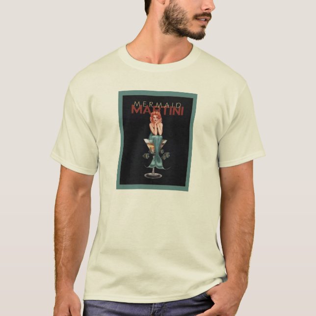 Mermaid Martini T-Shirt (Front)