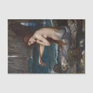 Mermaid / Mermaids Vintage Antique Decoupage Tissue Paper