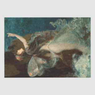 Mermaid / Mermaids Vintage Antique Decoupage Tissue Paper