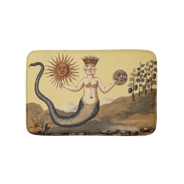 Mermaid / Merman King Bath Mat (Front)