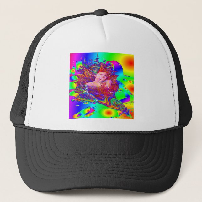 Mermaid metamorphosis trucker hat (Front)