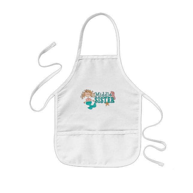 Mermaid Middle Sister Apron (Front)
