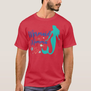 Mermaid Momma Birthday Girls Family Themed Magical T-Shirt