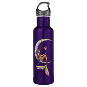 Mermaid Moon Fantasy Art 710 Ml Water Bottle